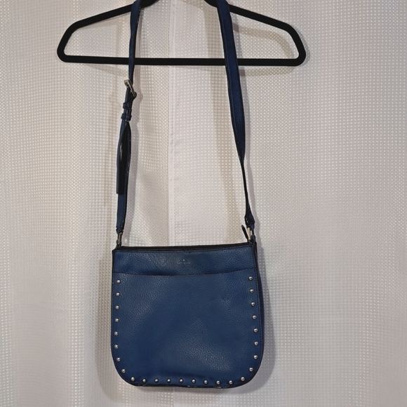 Kate Spade Hemsley Crossbody in Medium Blue Leather - Picture 2 of 13